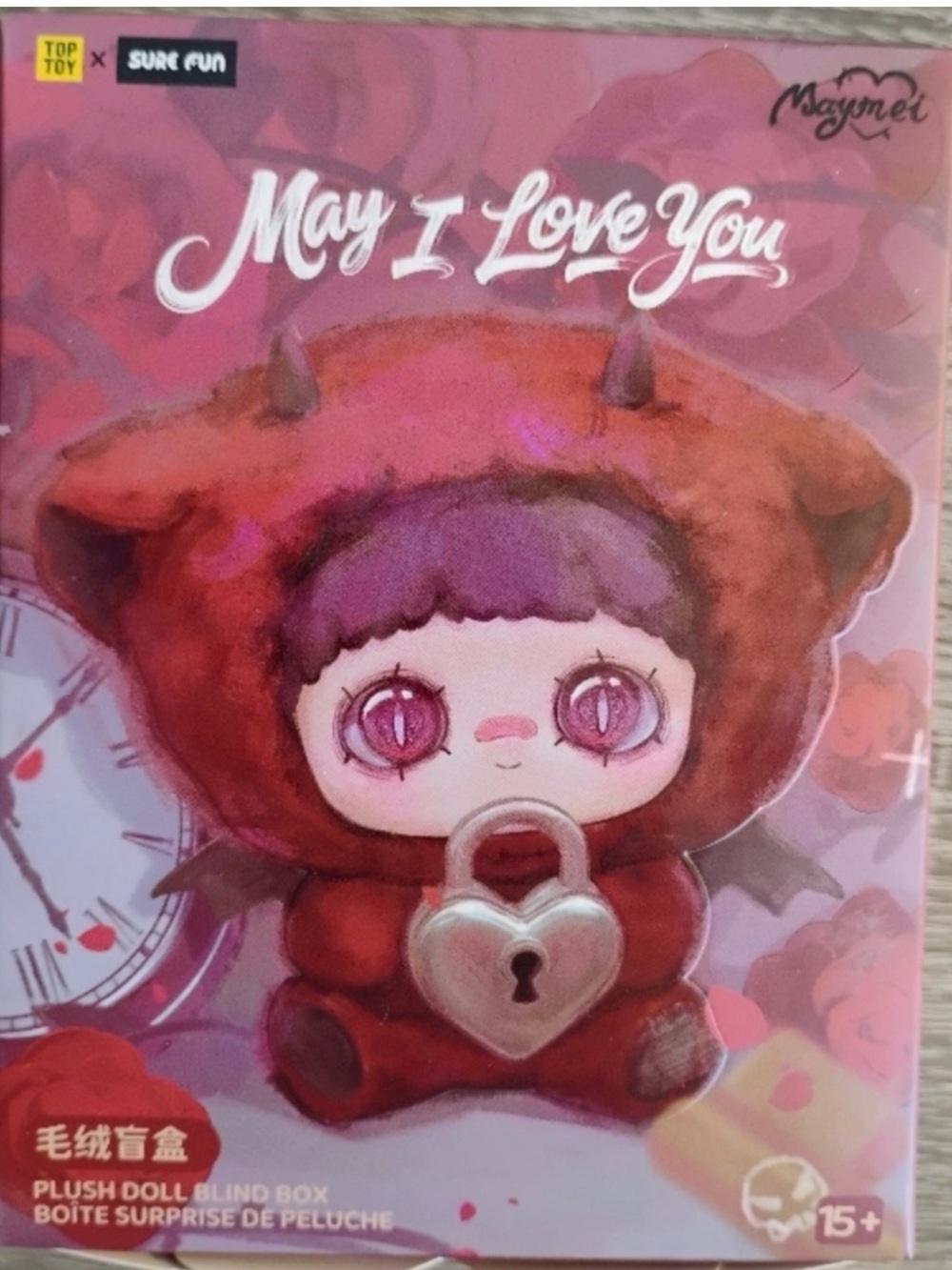 May I Love You Plush Doll Blind Box - Pink & Red Cute Devil Costume